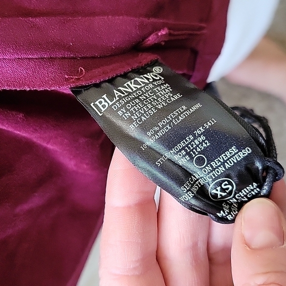 NWT (BLANKNYC) Faux Suede Drape Jacket-Amethyst - Picture 9 of 9